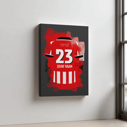 PSV Eindhoven Voetbal Aluminium Dibond Mancave Cadeau Man