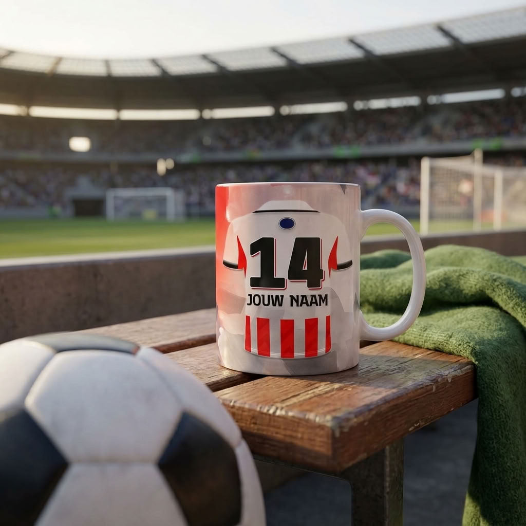 PSV Mok Gepersonaliseerd Voetbal Cadeau Bestellen