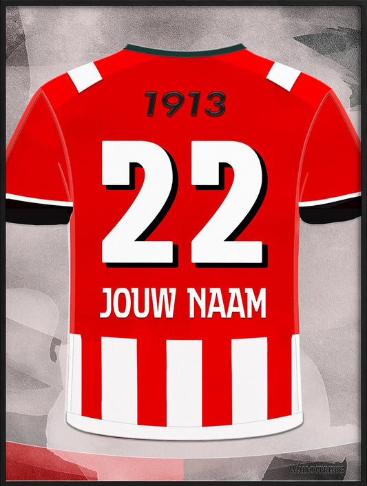 PSV Wanddecoratie Gepersonaliseerd
