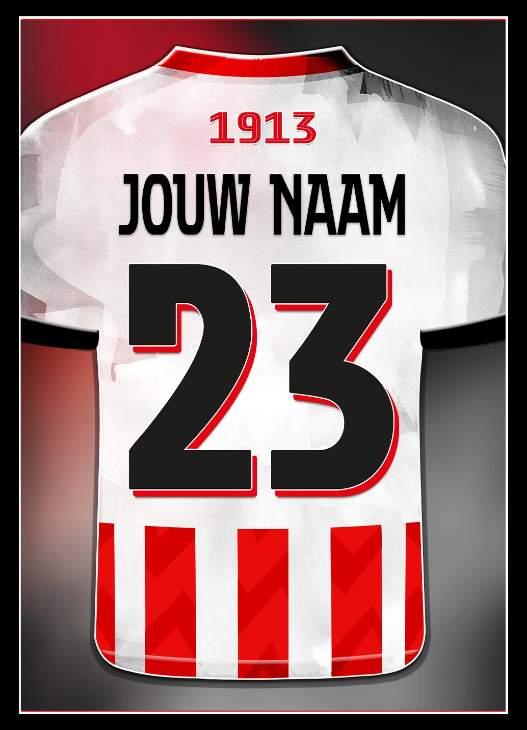 PSV ingelijste poster