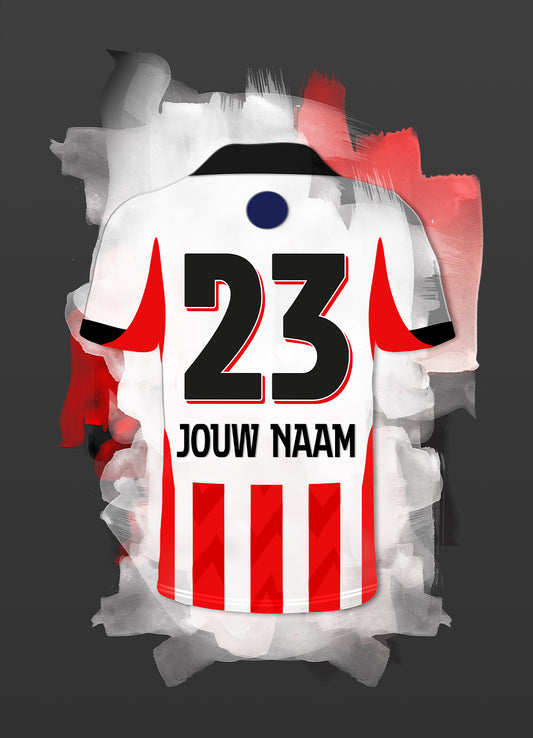 PSV wanddecoratie - Losse poster - Voetbal fan cadeau