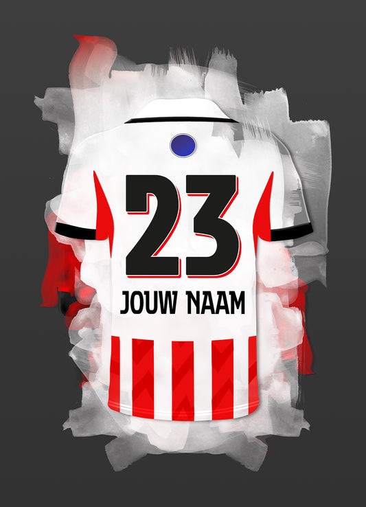 PSV wanddecoratie - Losse poster - Voetbal fan cadeau