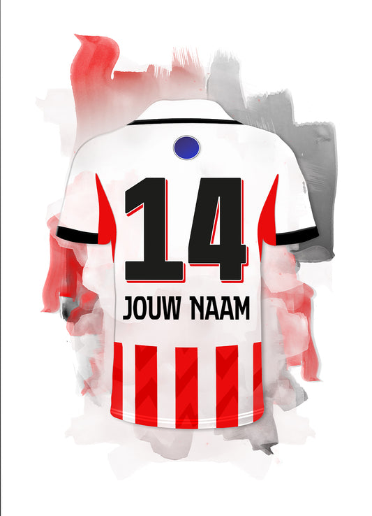 PSV wanddecoratie - Losse poster - Voetbal fan cadeau