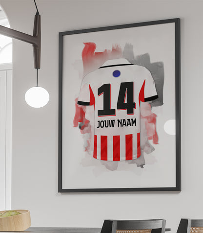 PSV Eindhoven poster met naam kopen