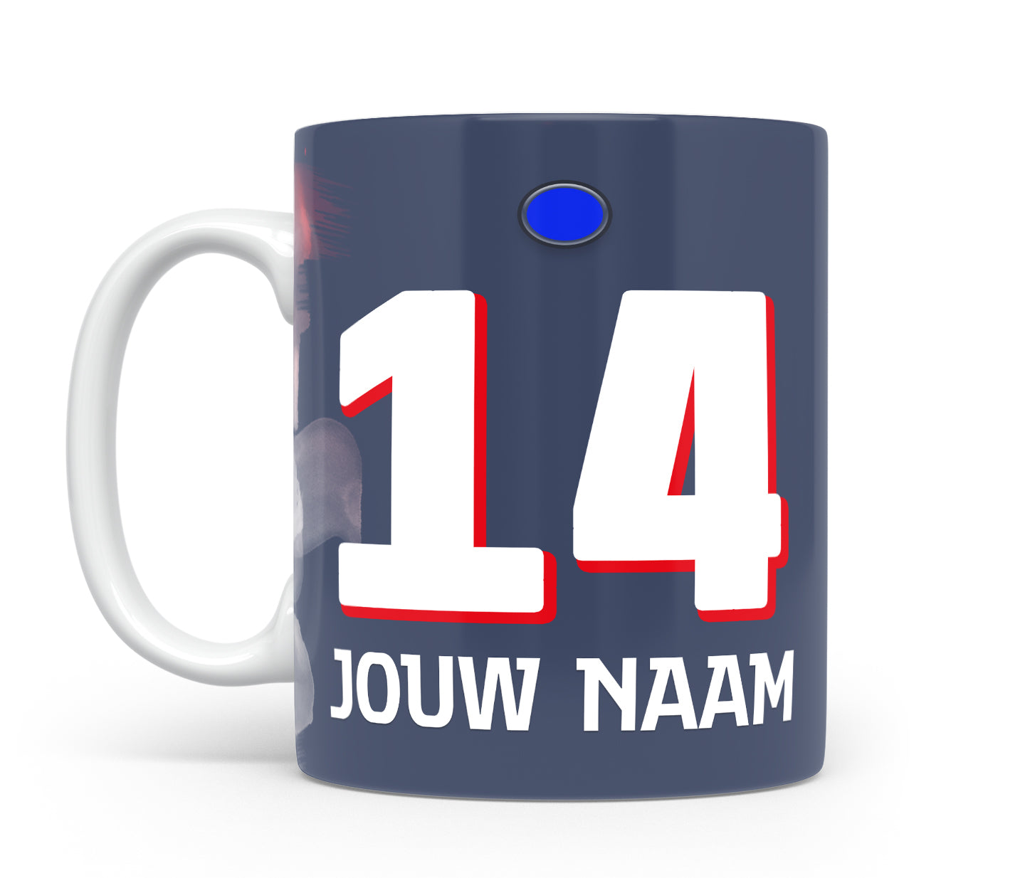 PSV Eindhoven mok met personalisatie - Voetbal fan cadeau