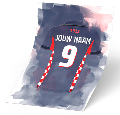 PSV Eindhoven wanddecoratie - PSV shirt 2025-2026 poster - Losse poster - PSV fan kado