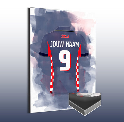 PSV Eindhoven wanddecoratie - PSV shirt 2025-2026 poster - Canvas poster - PSV fan kado