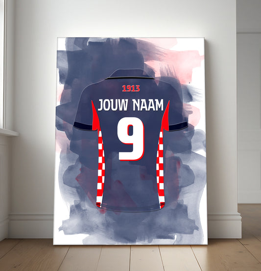 PSV wanddecoratie met naam