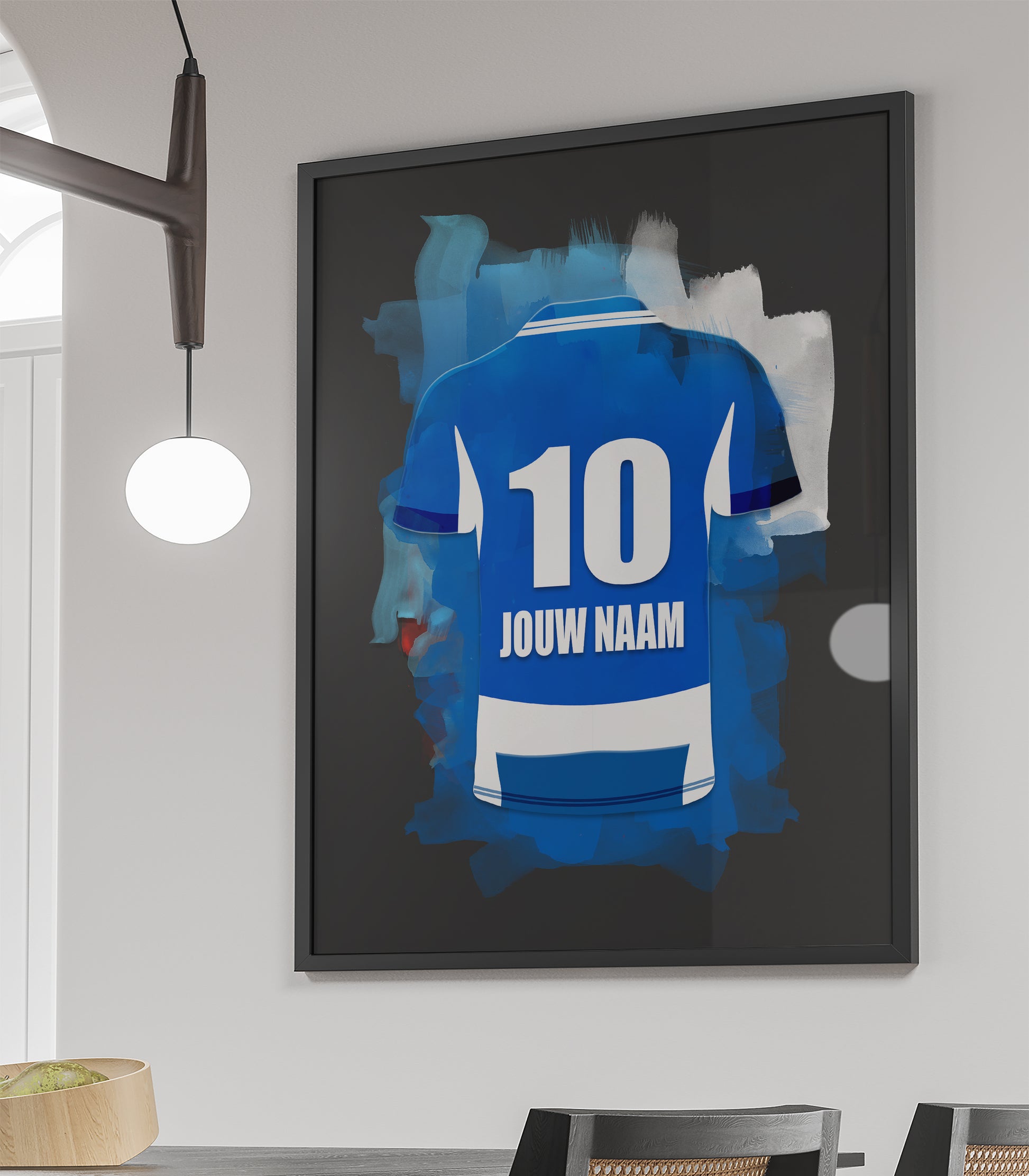PEC Zwolle wanddecoratie - Ingelijste poster - Voetbal fan cadeau