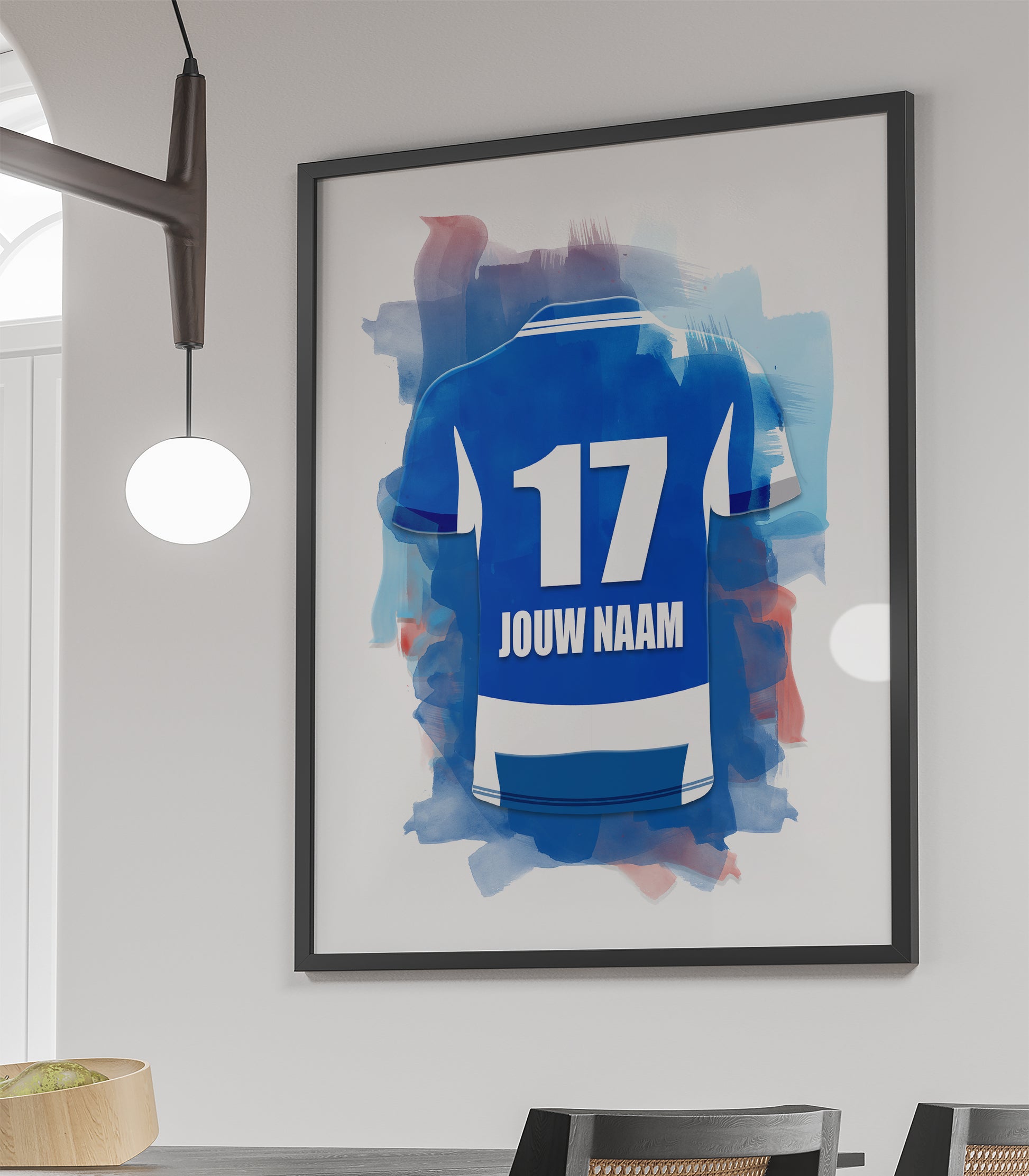 PEC Zwolle wanddecoratie - Ingelijste poster - Voetbal fan cadeau