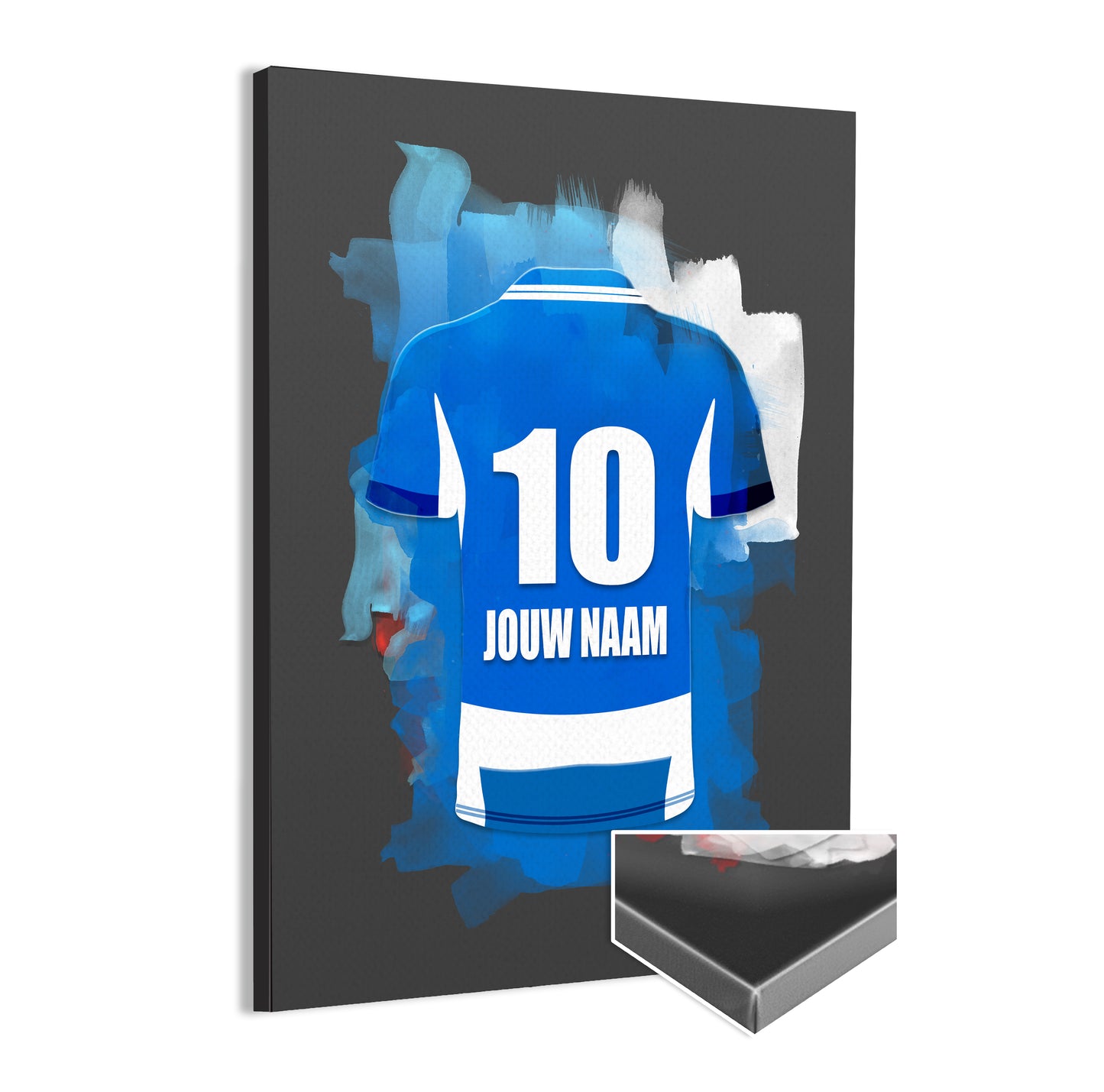 PEC Zwolle wanddecoratie - Canvas poster - Voetbal fan cadeau