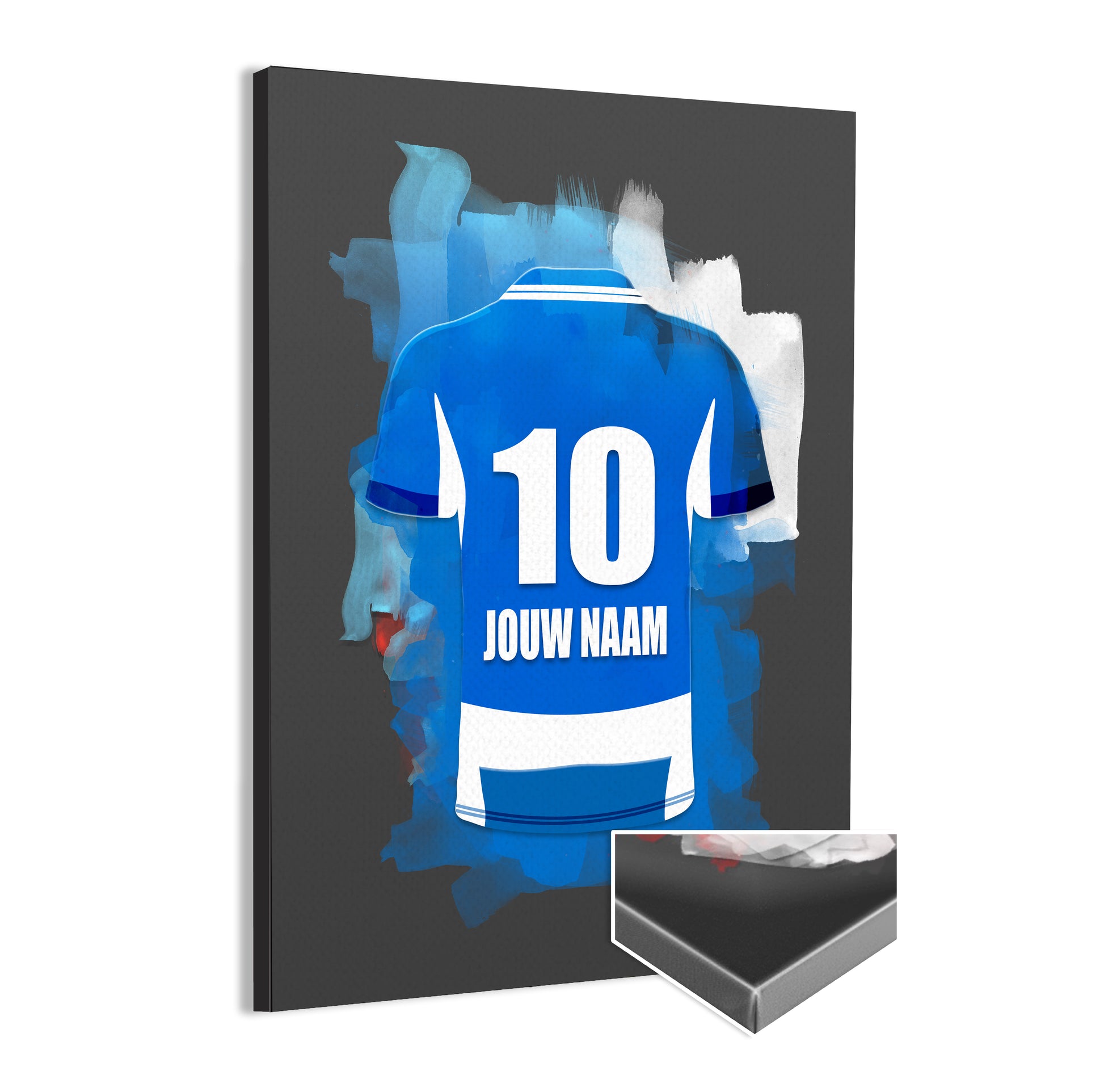 PEC Zwolle wanddecoratie - Canvas poster - Voetbal fan cadeau