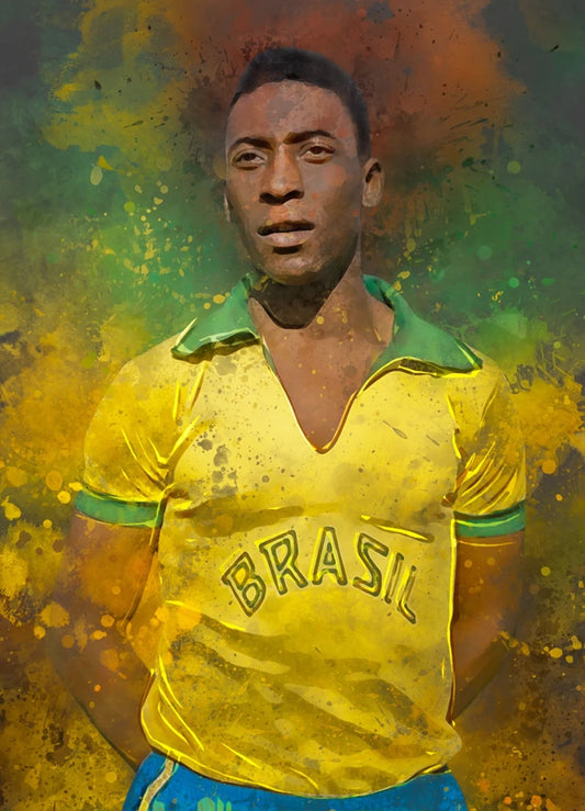 Pele Brazilië Voetbal Poster Bestellen