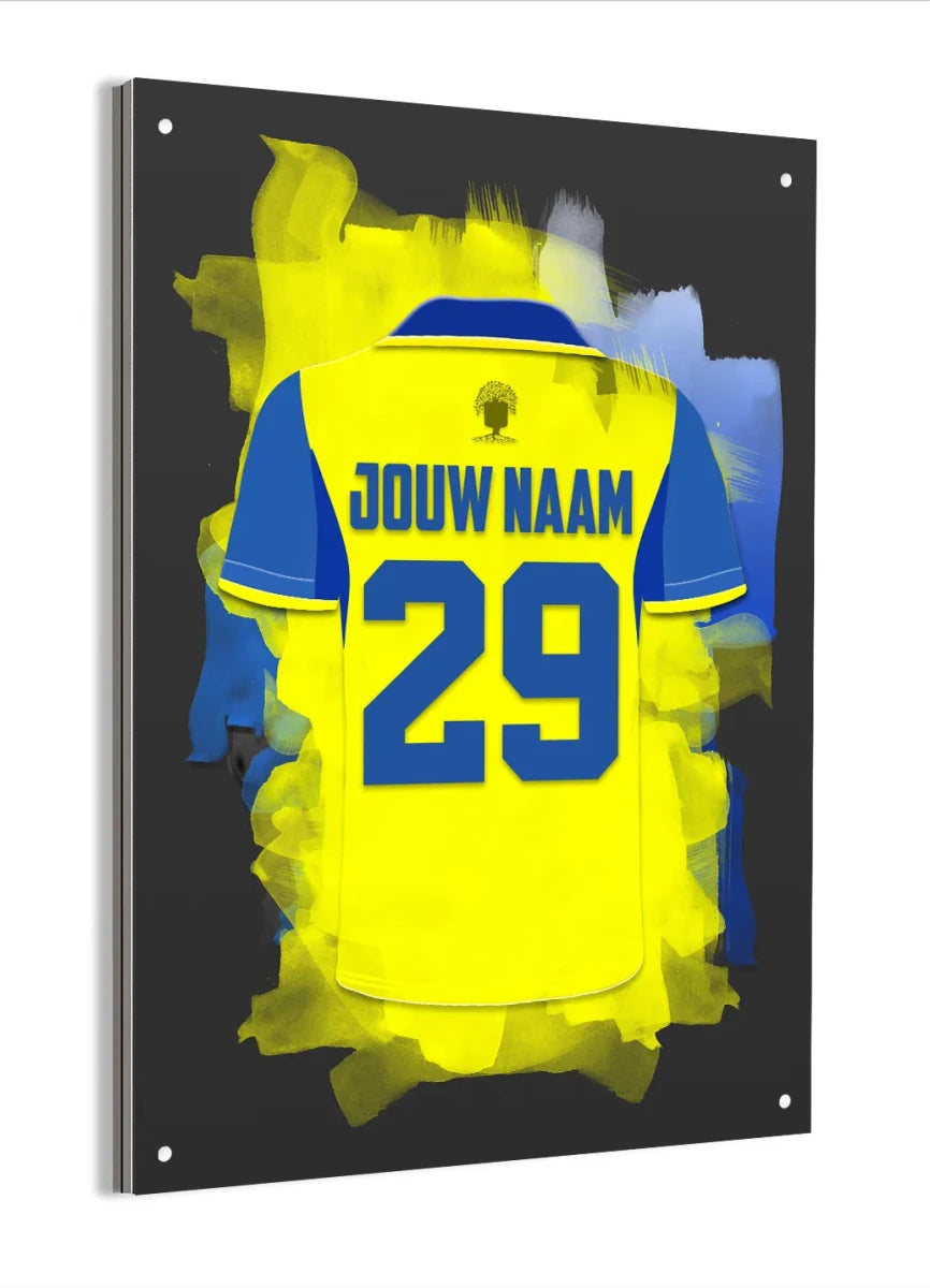 RKC Waalwijk Voetbal Poster Aluminium Dibond Mancave