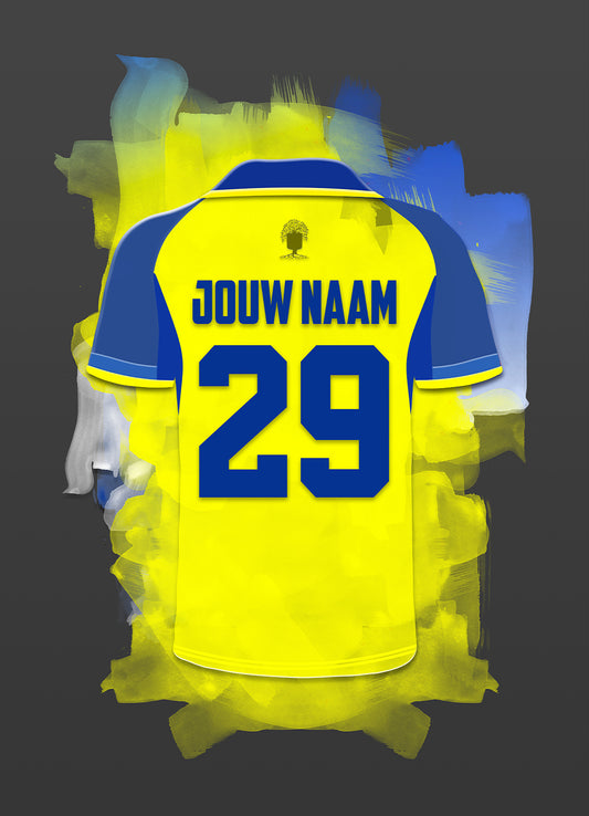 RKC Waalwijk wanddecoratie - Losse poster - Voetbal fan cadeau