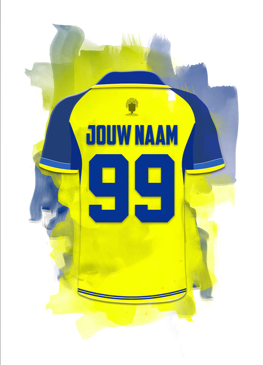 RKC Waalwijk wanddecoratie - Losse poster - Voetbal fan cadeau