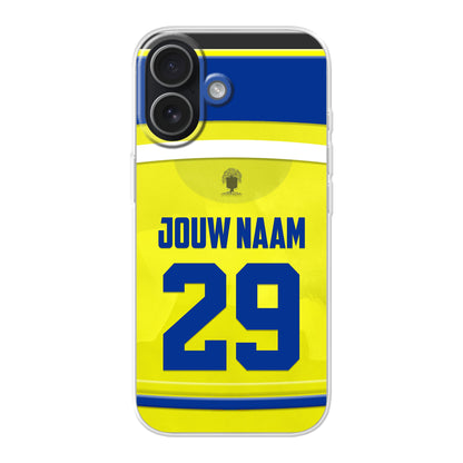 RKC Waalwijk telefoonhoesje met naam - Apple Iphonel - Voetbal fan kado