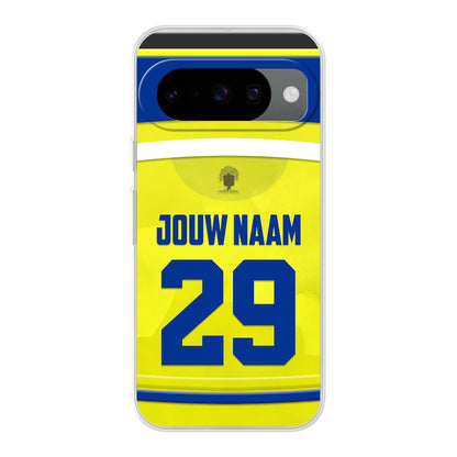 RKC Waalwijk telefoonhoesje met naam - Google Pixel - Voetbal fan kado
