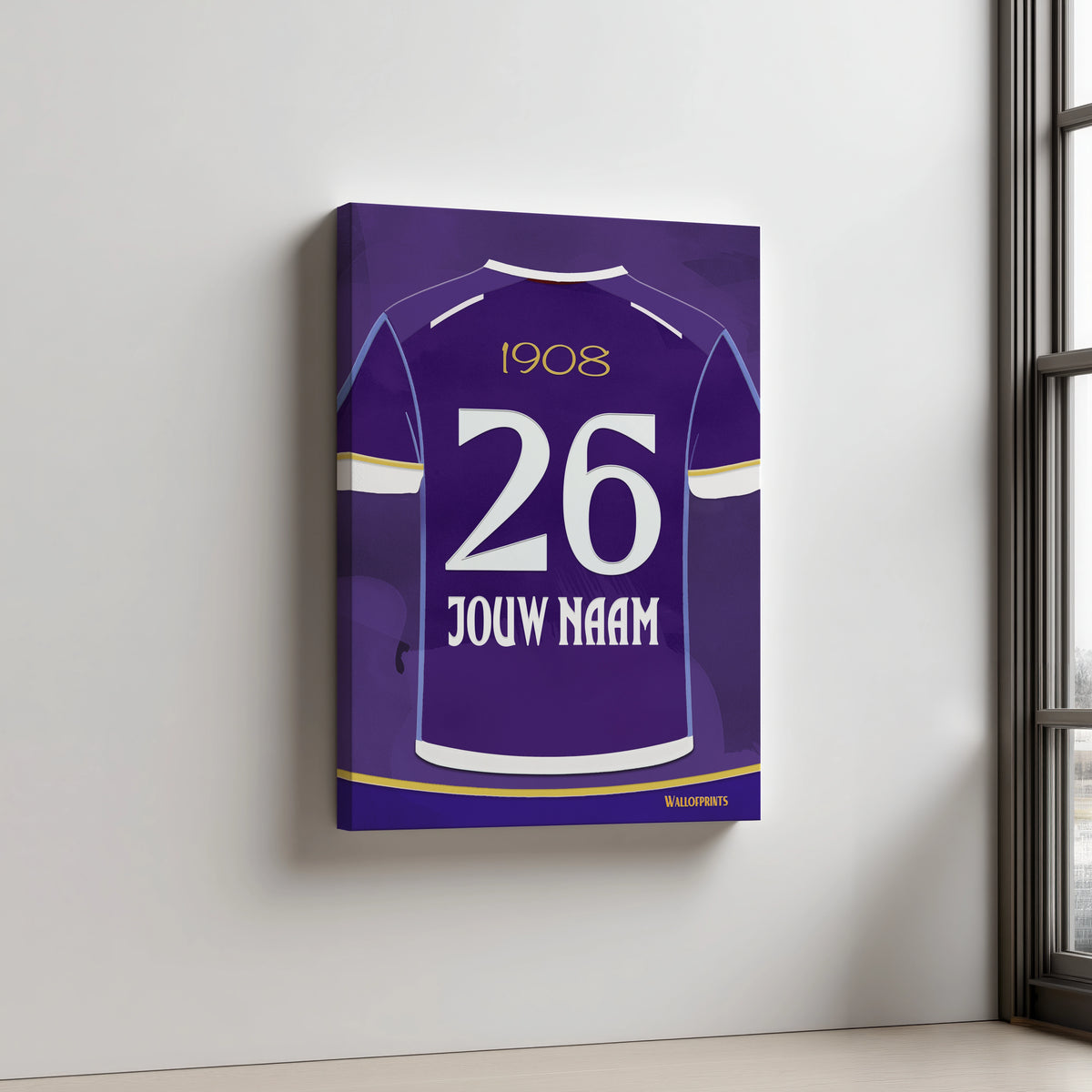 RSC Anderlecht Wanddecoratie Aluminium Dibond