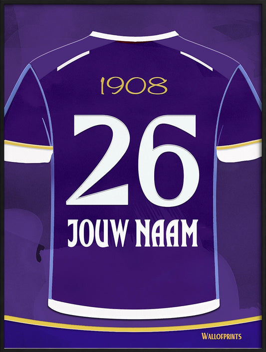 RSC Anderlecht Wanddecoratie Gepersonaliseerd