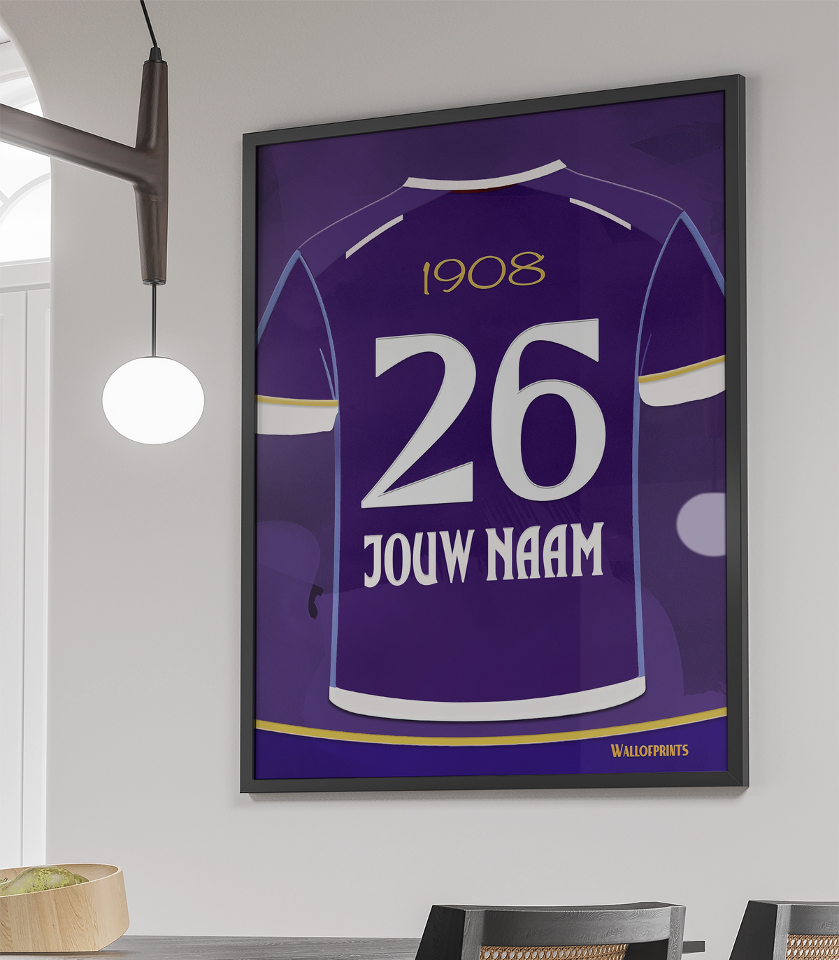 RSC Anderlecht Wanddecoratie Poster Met Lijst