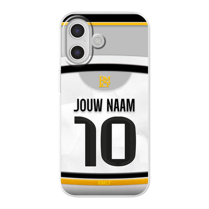 Real Madrid FC telefoonhoesje - Met personalisatie - Apple iPhone - Voetbal fan kado