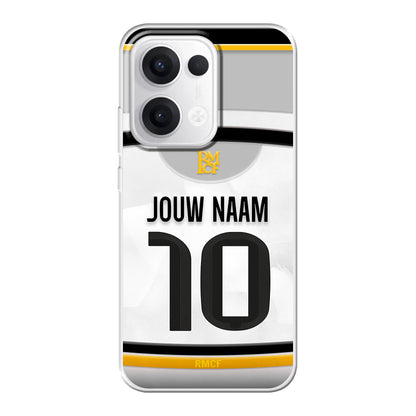 Liverpool FC telefoonhoesje - Met personalisatie - Oppo Reno - Voetbal fan kado