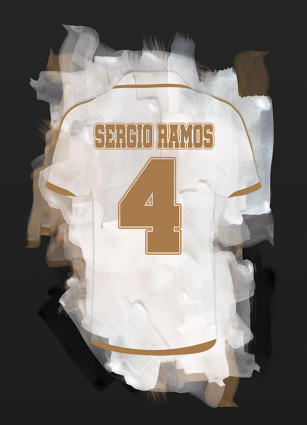 Ramos voetbal poster