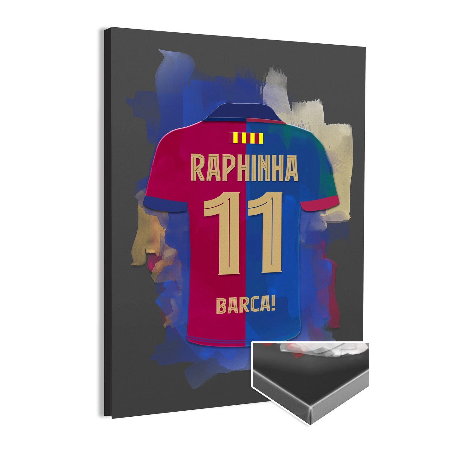 Raphinha Canvas Wanddecoratie FC Barcelona Jongenskamer