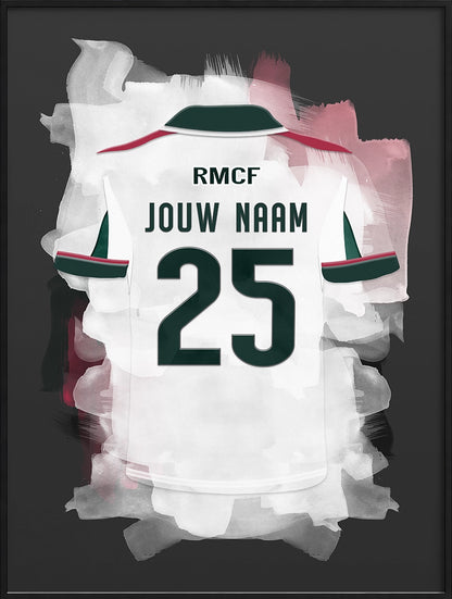 Real Madrid Voetbal Poster Gepersonaliseerd Voetbalfan Cadeau