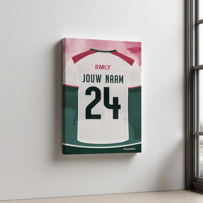 Real Madrid Wanddecoratie Aluminium Dibond