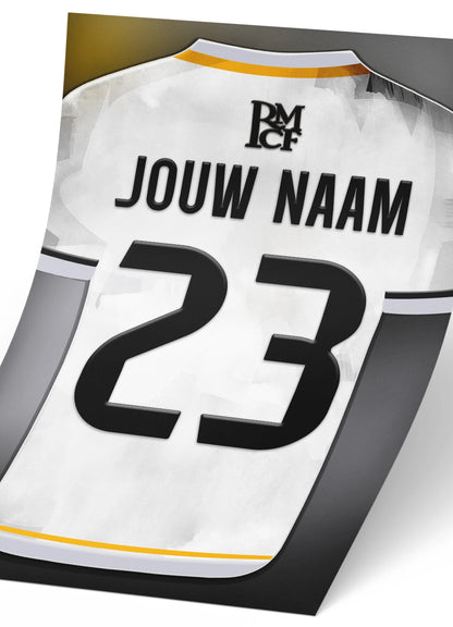 Real Madrid poster met personalisatie