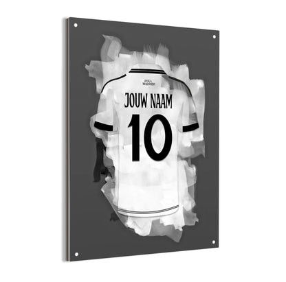 Real Madrid dibond met eigen naam - Fotopapier - Voetbal fan cadeau