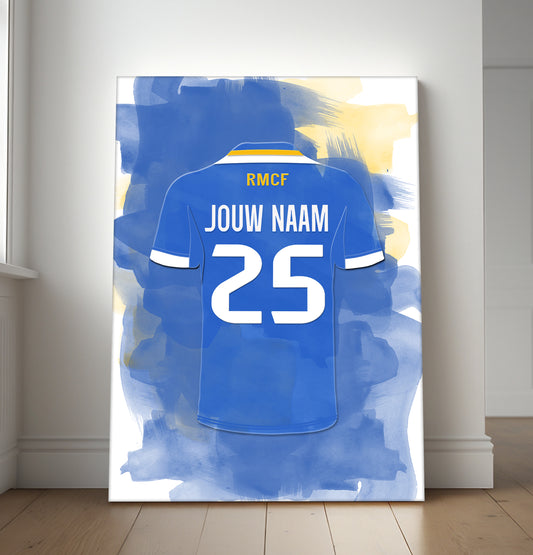 Real madrid wanddecoratie met naam