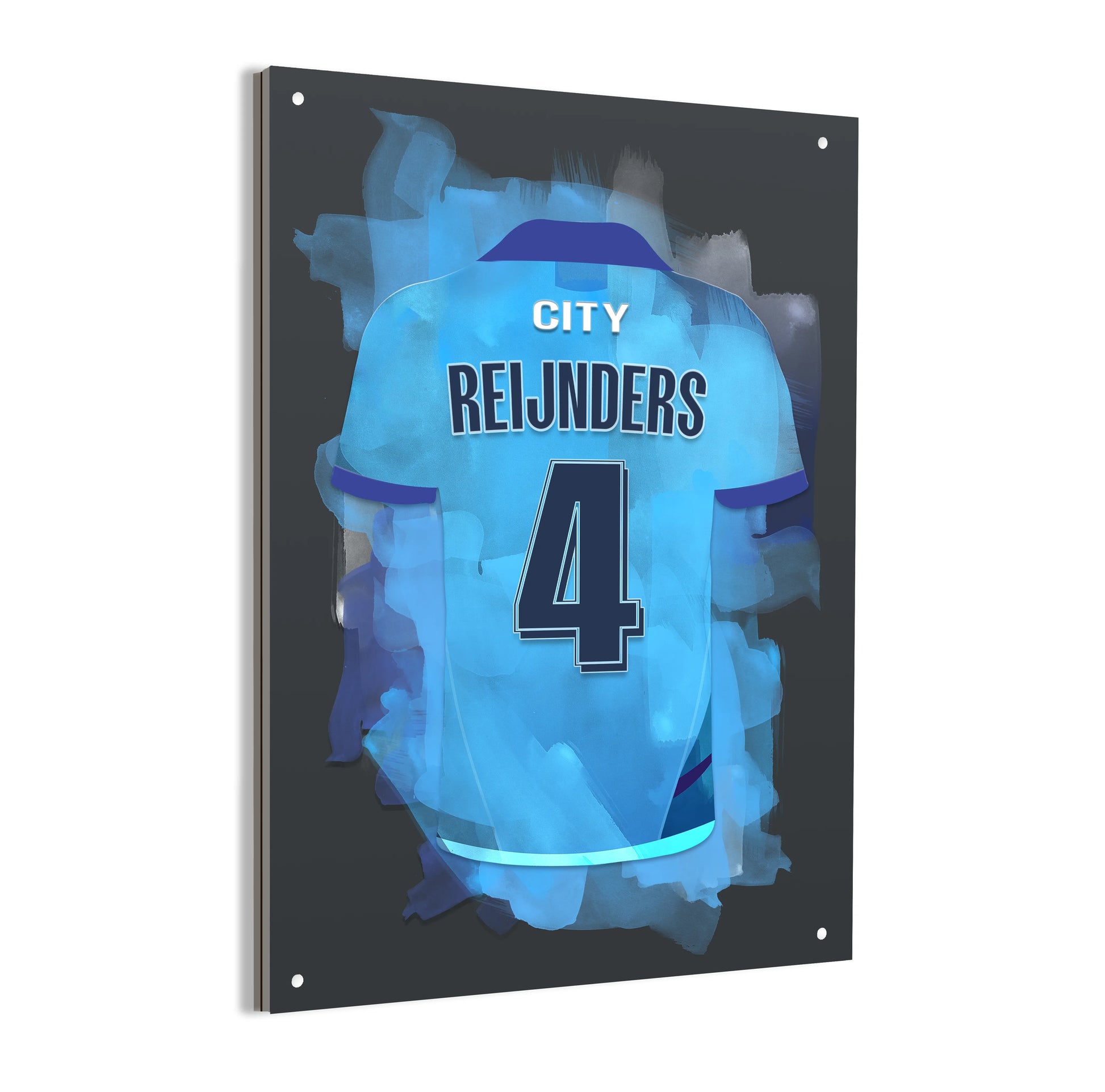 Reijnders Poster Man City Aluminium Dibond Mancave