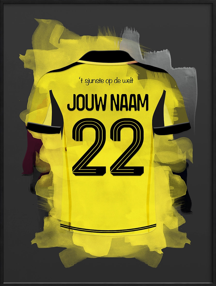 Roda JC Poster Gepersonaliseerd Voetbal Cadeau Jongenskamer