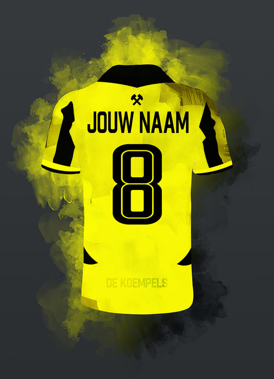 roda jc poster met eigen naam