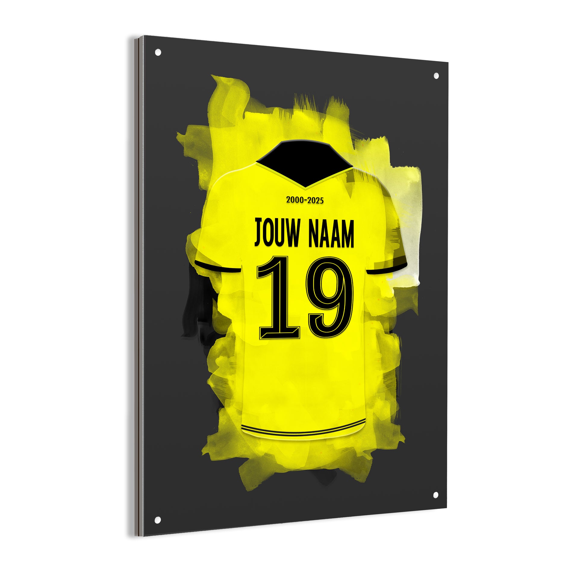 Roda JC wanddecoratie - Dibond poster - Voetbal fan cadeau