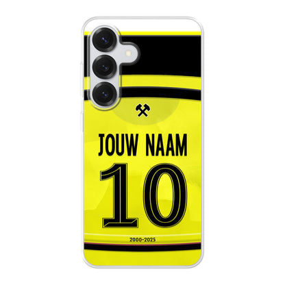 Roda JC Kerkrade telefoonhoesje met naam - Samsung Galaxy - Voetbal fan kado