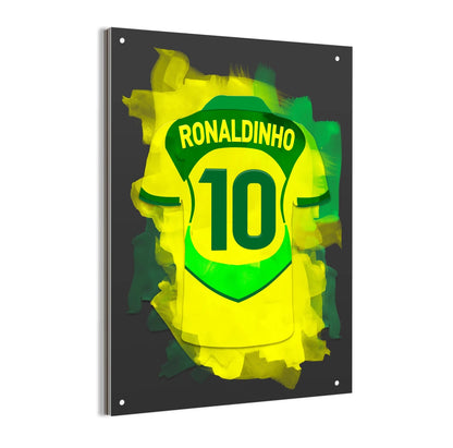 Ronaldinho Aluminium Dibond Mancave Bestellen