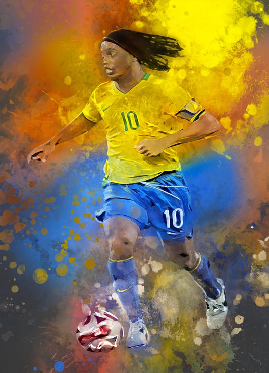 Ronaldinho Voetbal Poster Jongenskamer