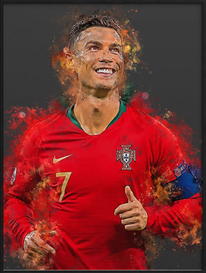 Ronaldo Voetbal Wanddecoratie Voetbalfan Verjaardag Cadeau