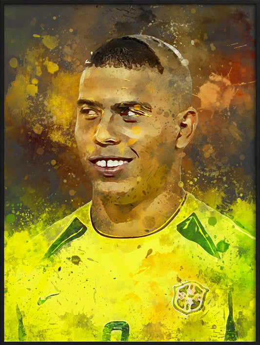 Ronaldo R9 Voetbal Wanddecoratie Voetbalfan Cadeau