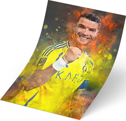 Cristiano Ronaldo losse poster muurdecoratie voetbalspeler