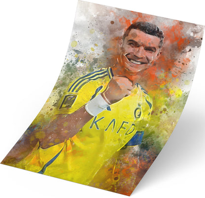 Cristiano Ronaldo losse poster muurdecoratie voetbalspeler