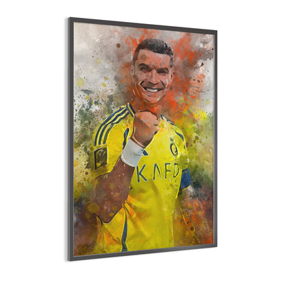 Cristiano Ronaldo ingelijste poster muurdecoratie voetbalspeler