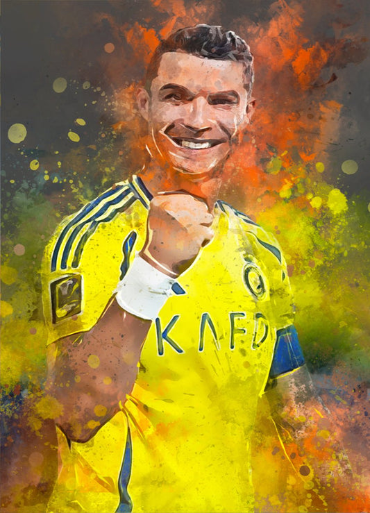 Ronaldo Voetbal Poster Al Nassr Jongenskamer