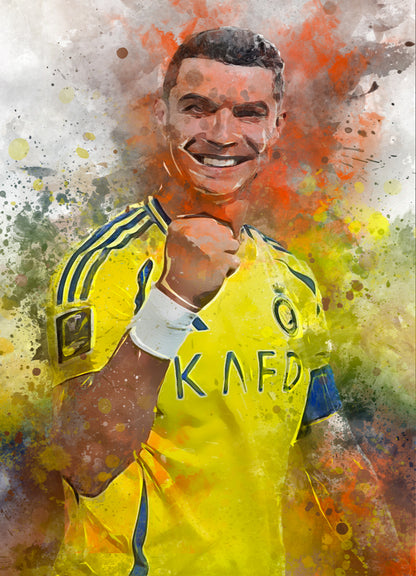 Ronaldo Al Nassr poster kopen