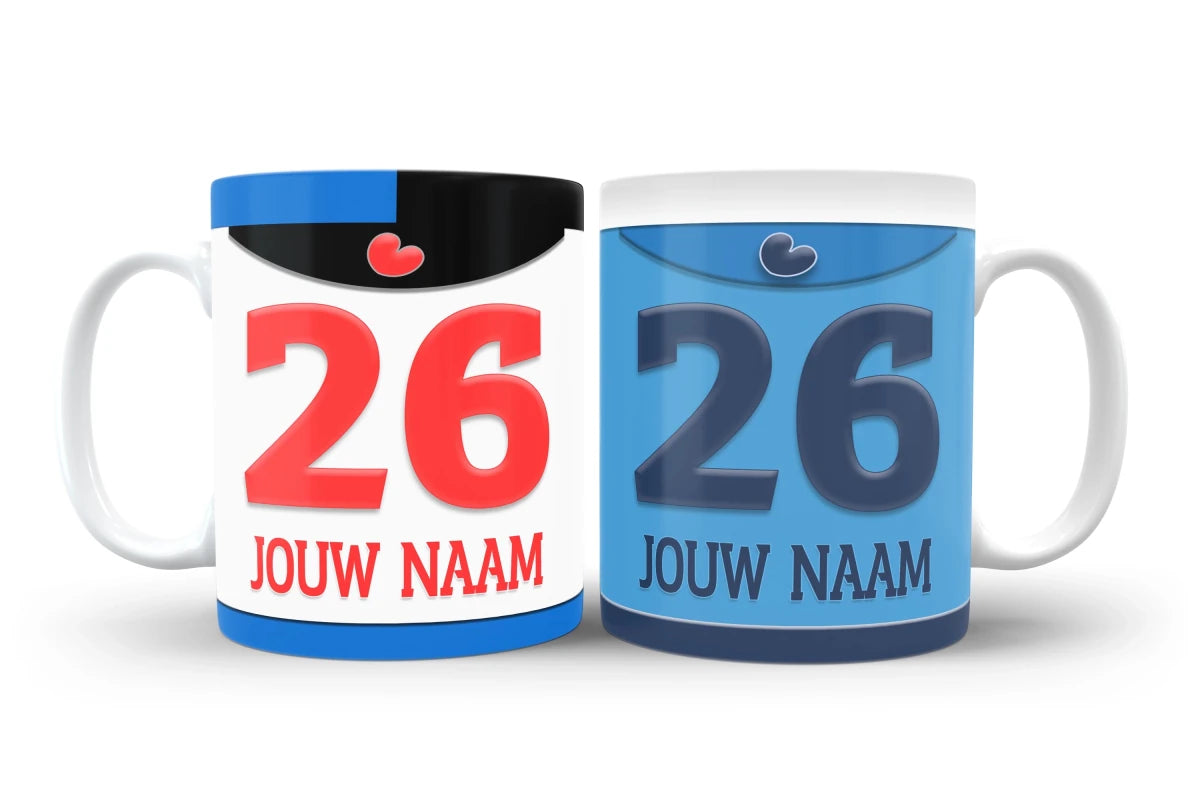 SC Heerenveen Voetbal Mok Met Naam Verjaardag Cadeau