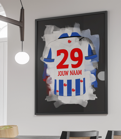 SC Heerenveen Voetbal Poster Met Eigen Naam Jongenskamer Cadeau